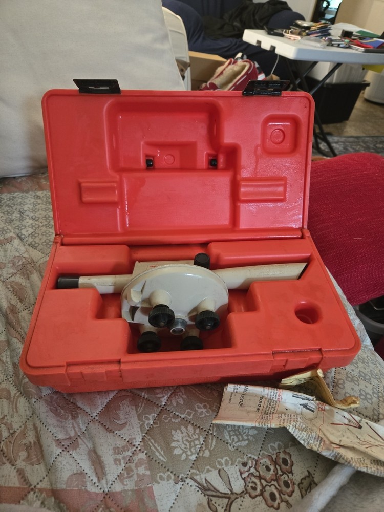 DAVID WHITE INSTRUMENTS LP6-20 SIGHT LEVEL WITH ORIGINAL CARRY CASE