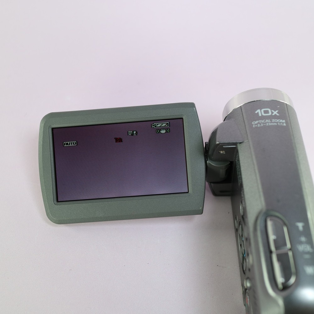 Panasonic SDR-S7 Handheld Digital Camcorder Silver Tested Full Working Set