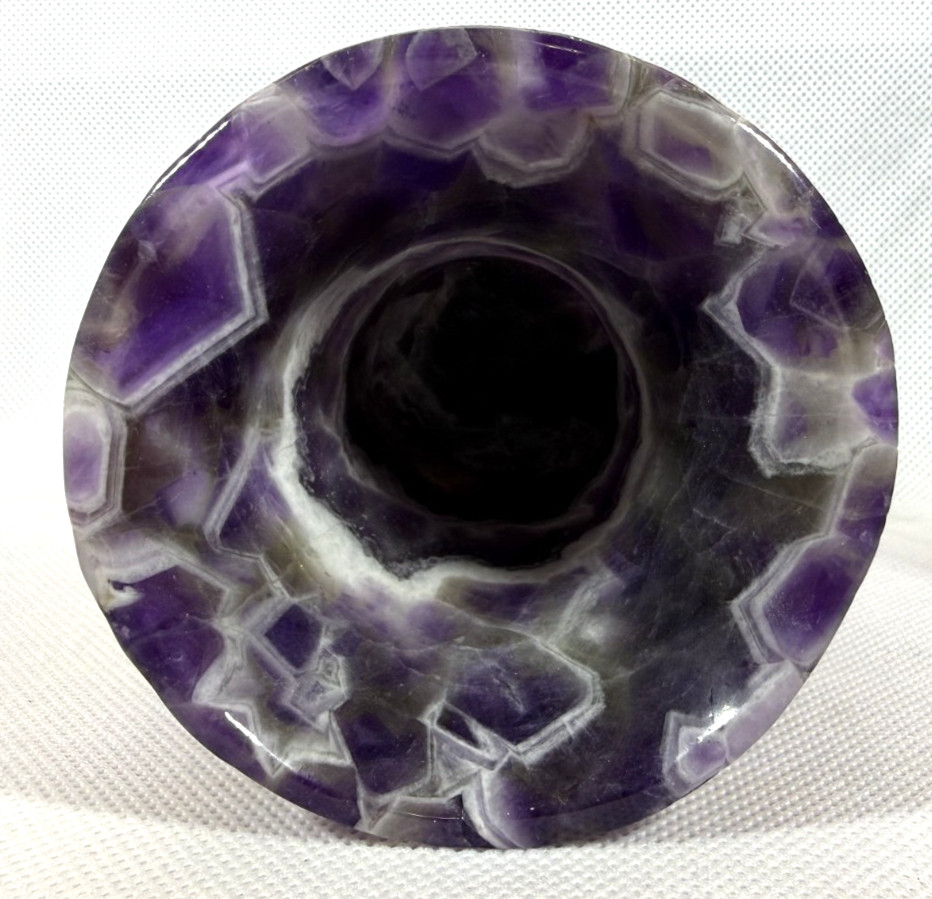 AMETHYST (CHEVRON) EAGLE CLAW GOBLET