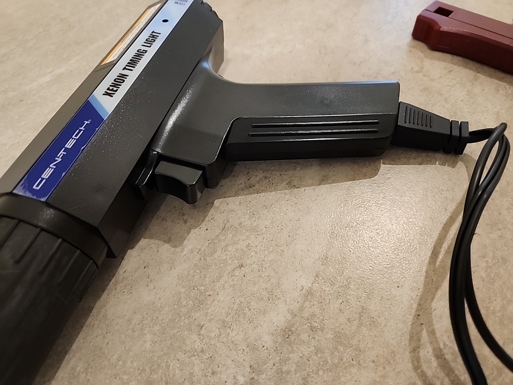 Cen-Tech 40963 Black LED Indicator Trigger Activated Xenon Advance Timing Light