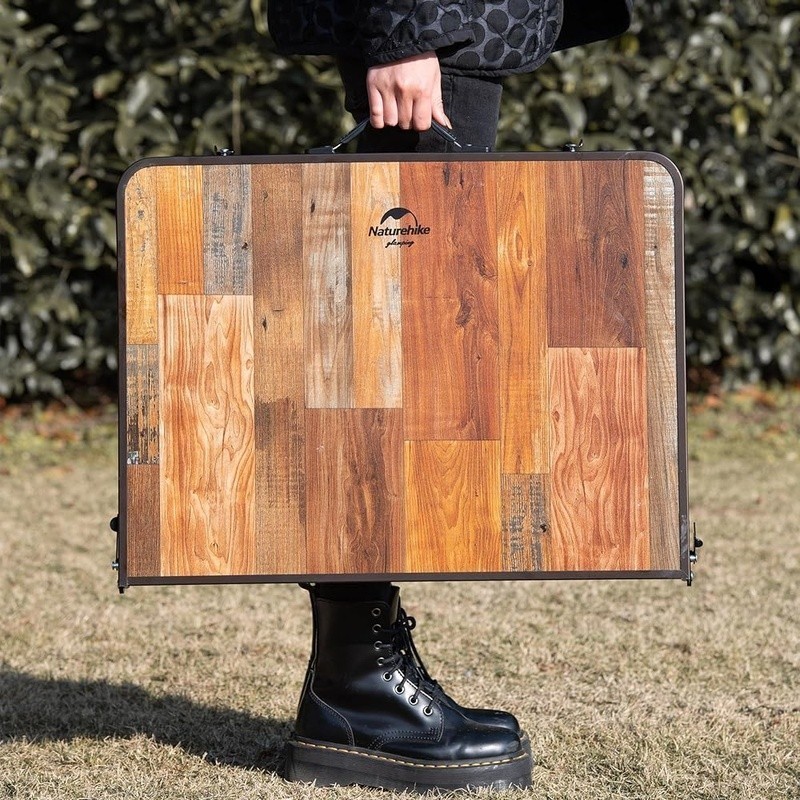 Portable Folding Camping Table Adjustable Legs Multi-Purpose Outdoor Easy Setup