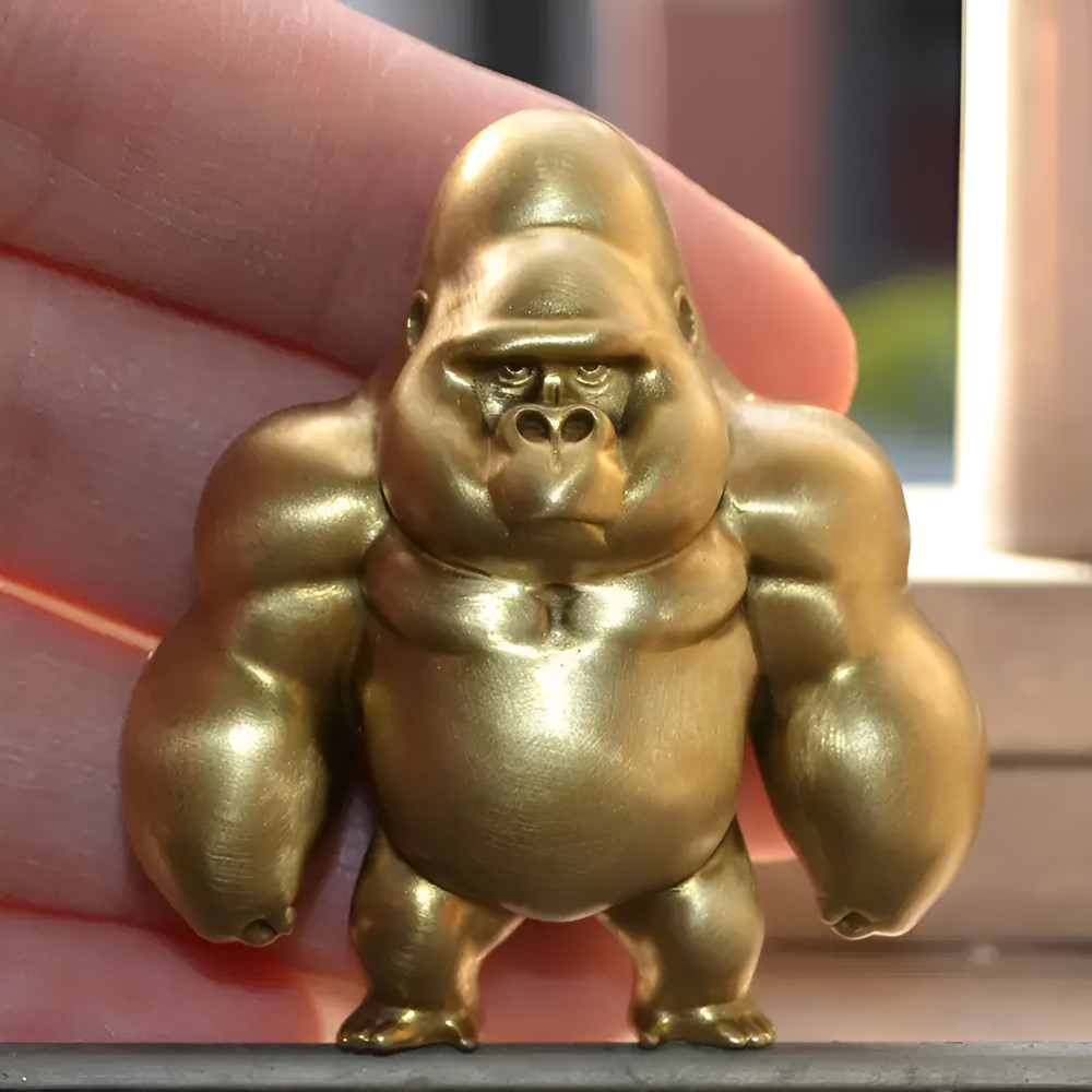 Small  Gorilla Resin mold, silicone mold