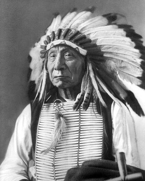 Native American CHIEF RED CLOUD Glossy 5x7 Photo Lakota Sioux Print Indian