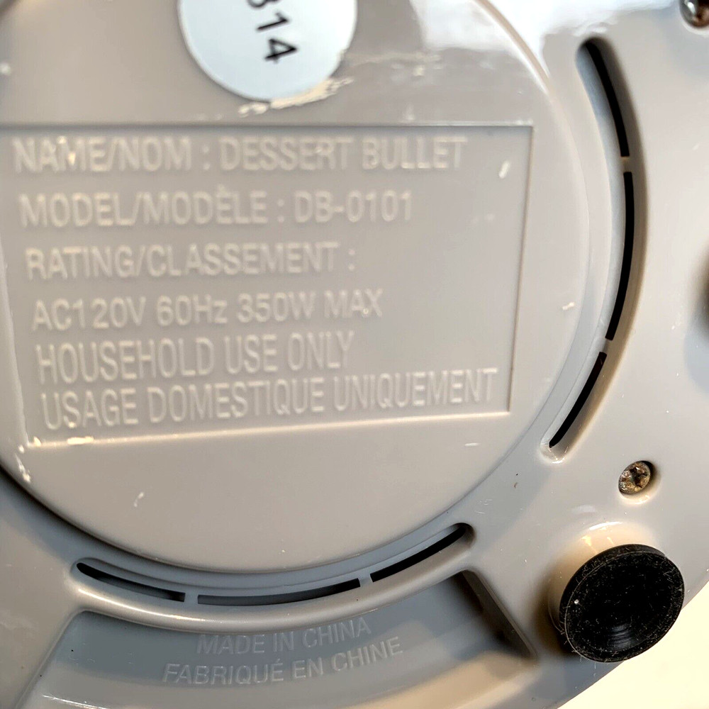 Magic Dessert Bullet DB-0101 Replacement BASE MOTOR ONLY - Works Tested