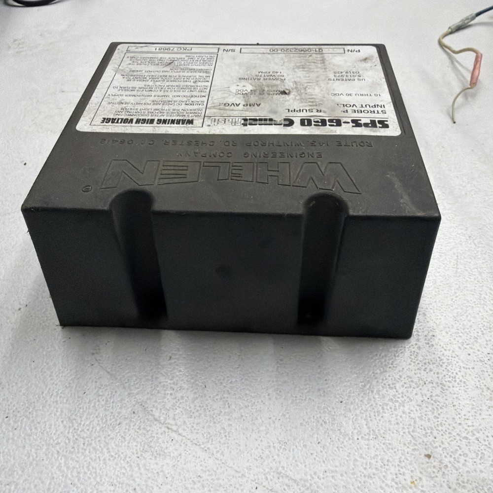 Whelen SPS660A Strobe Pack CometFlash Module High Voltage