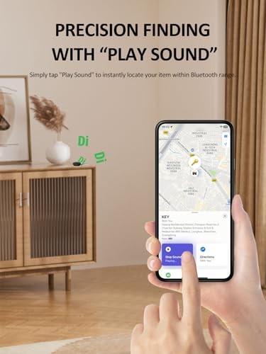 Smart 2 Black Key Finder Tracker Tags for Android & iOS