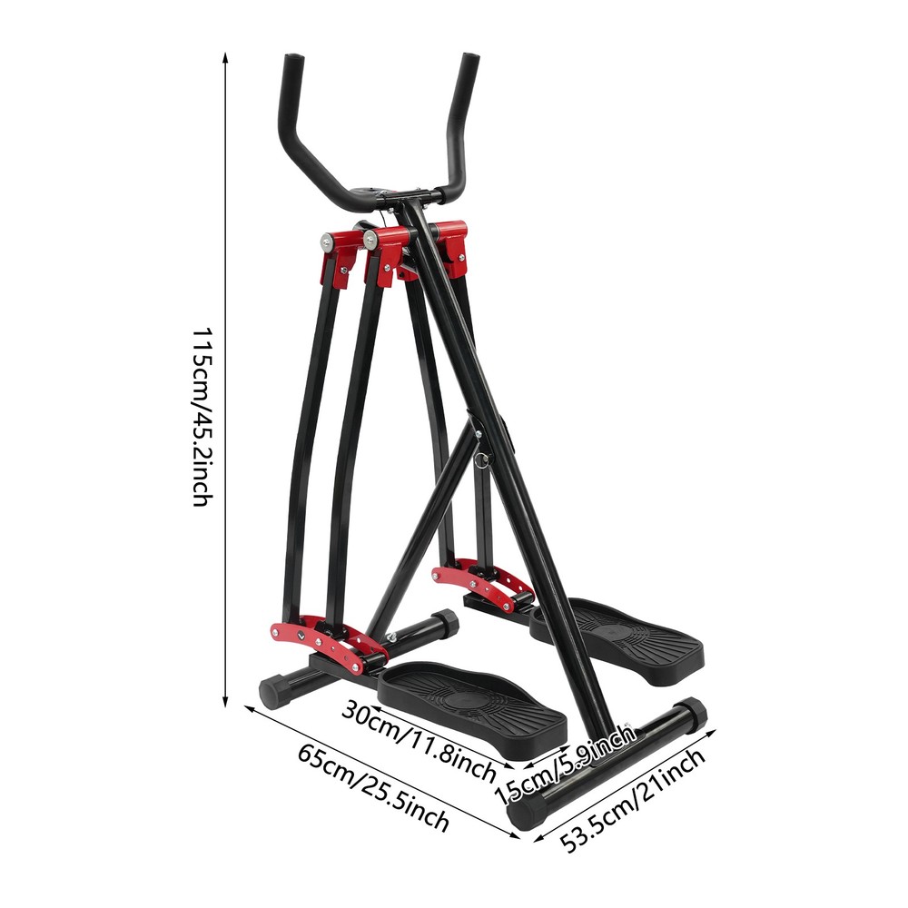 Squat Rowing Machine Easy Setup & Foldable Exercise Equipment Walker Exercise US