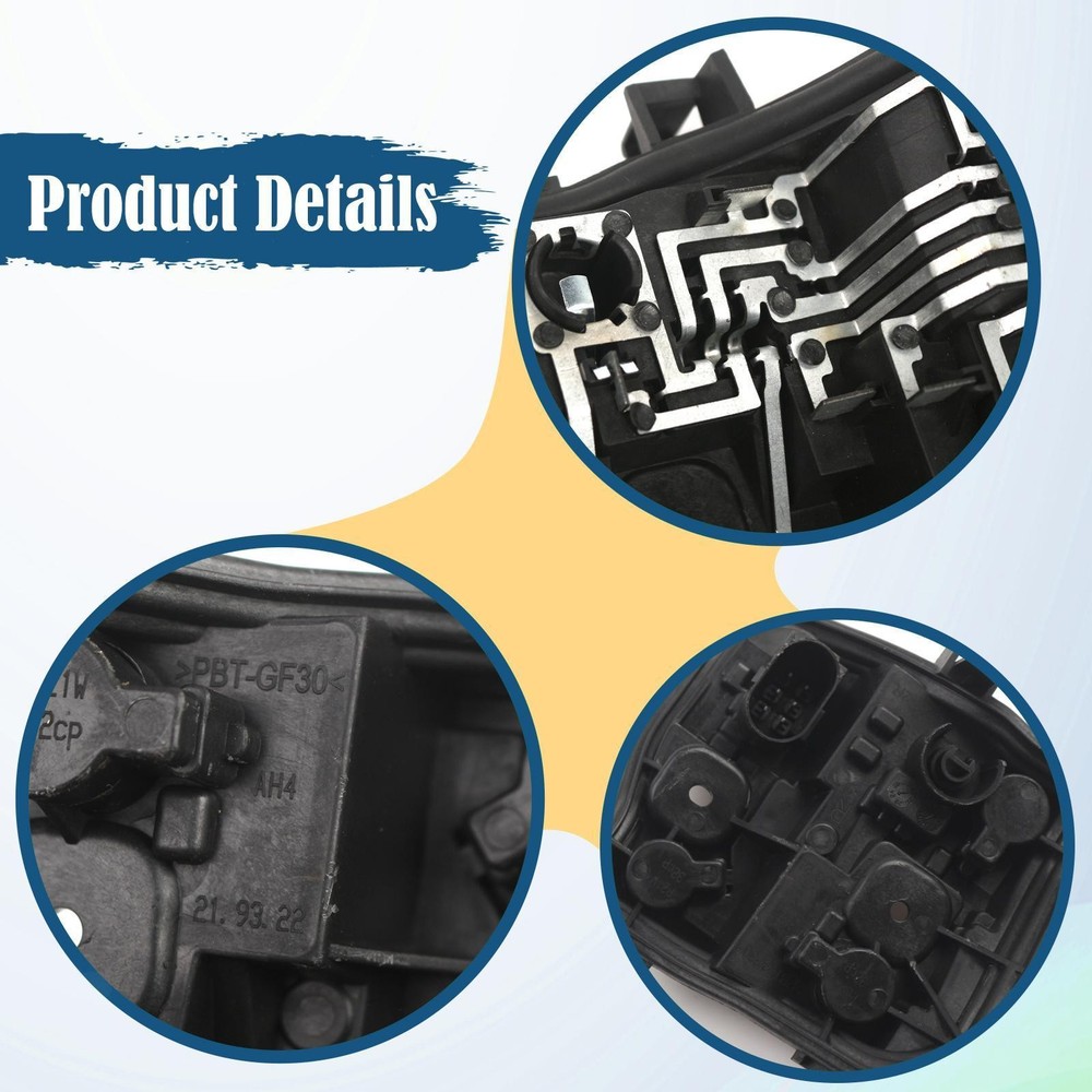 Right Rear Outer Tail Light Bulb Holder Maintenance Component Sturdy Car