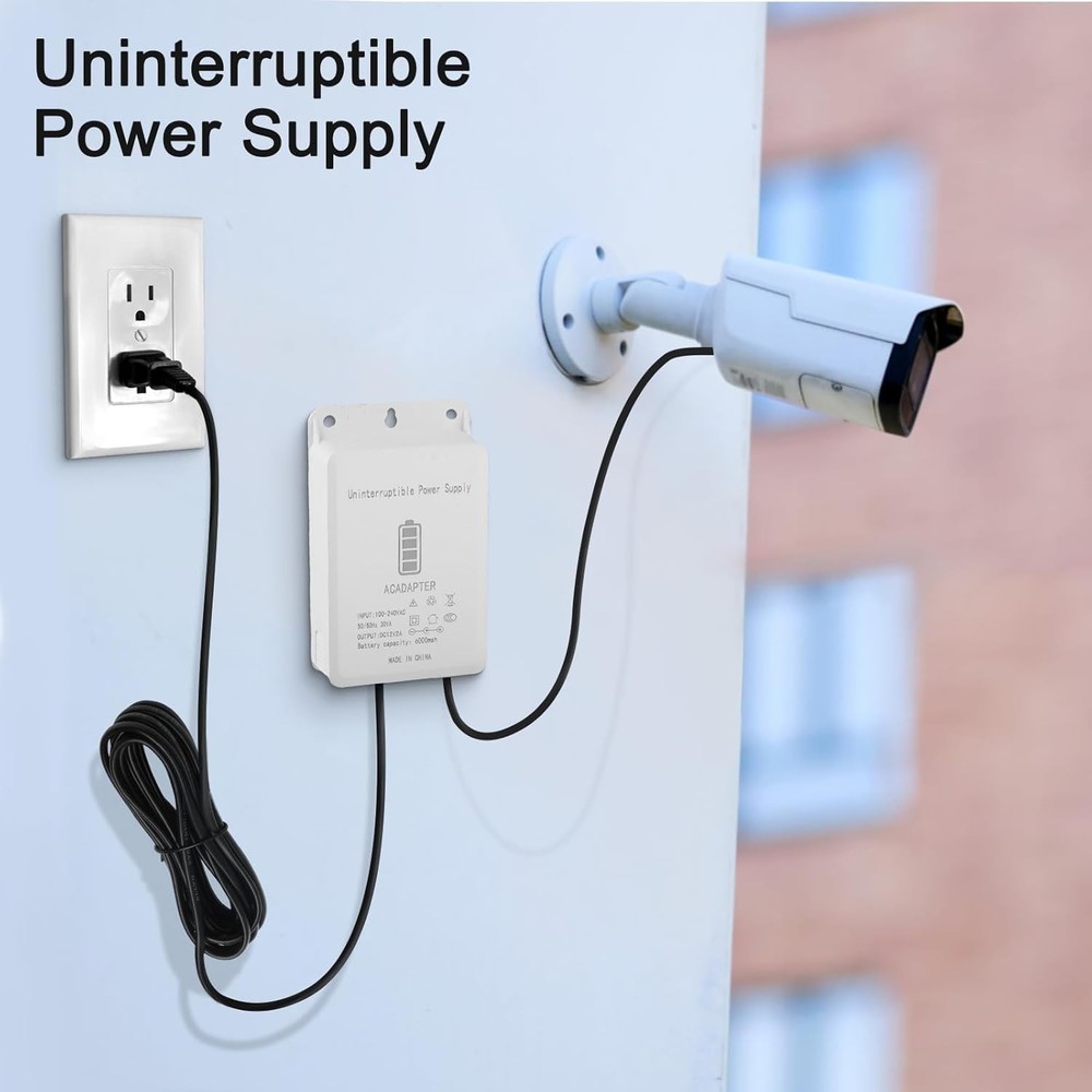 12V-2A Uninterruptible Power Supply for MINI UPS Battery Backup Interface with 6