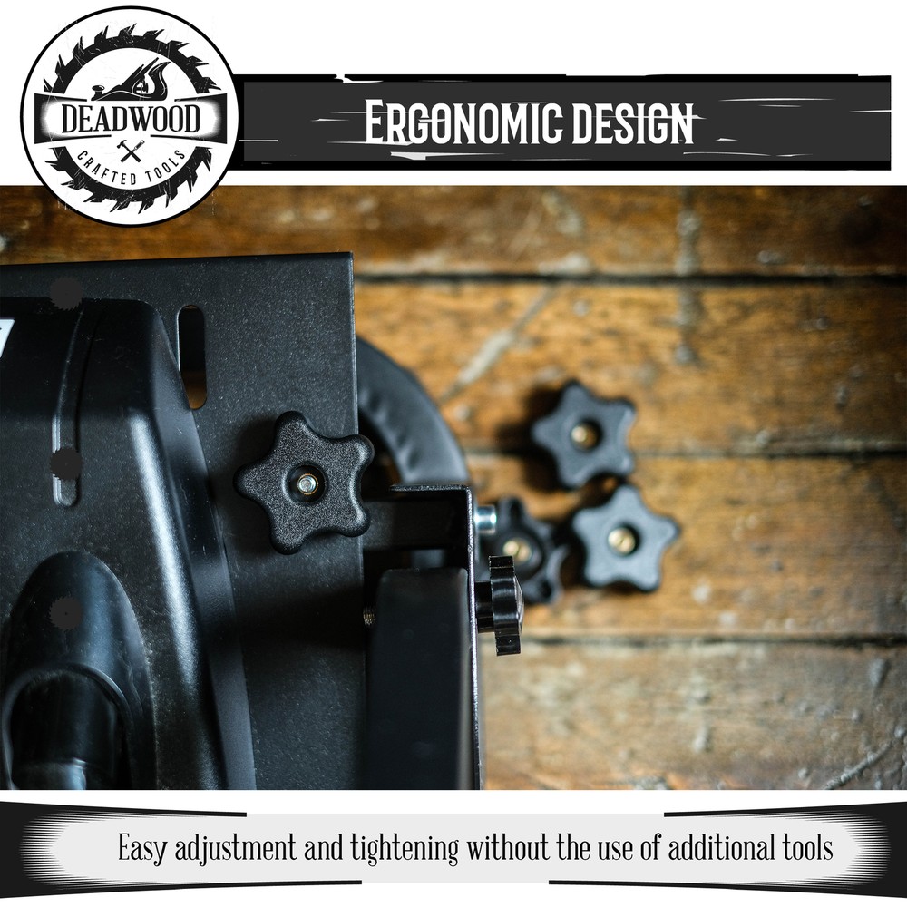 DCT® Star Knobs 5/16”-18 Clamping Knob Threaded Knobs – T Knob Jig Knobs 5-Pack