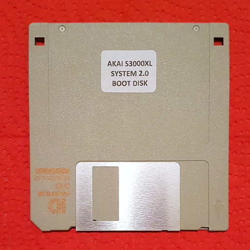 Akai S3000XL Sampler OS 2.0 System Boot Disk