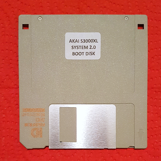 Akai S3000XL Sampler OS 2.0 System Boot Disk
