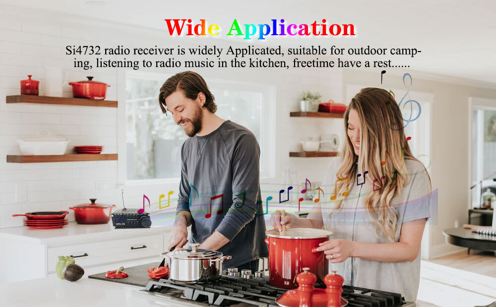 ANYSECU ATS-20+ All Band Radio Receiver FM AM SSB Scanner Support USB Charging