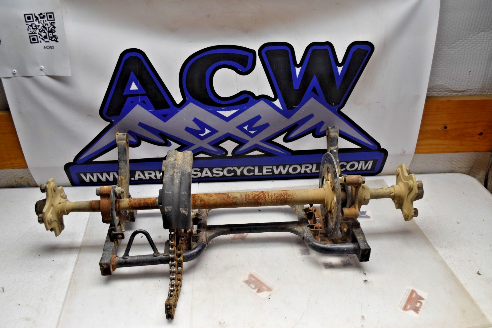 Q1-6 Full Rear End Axle Swing arm 2012 Polaris RZR 170 RZR170 UTV Free Us Ship