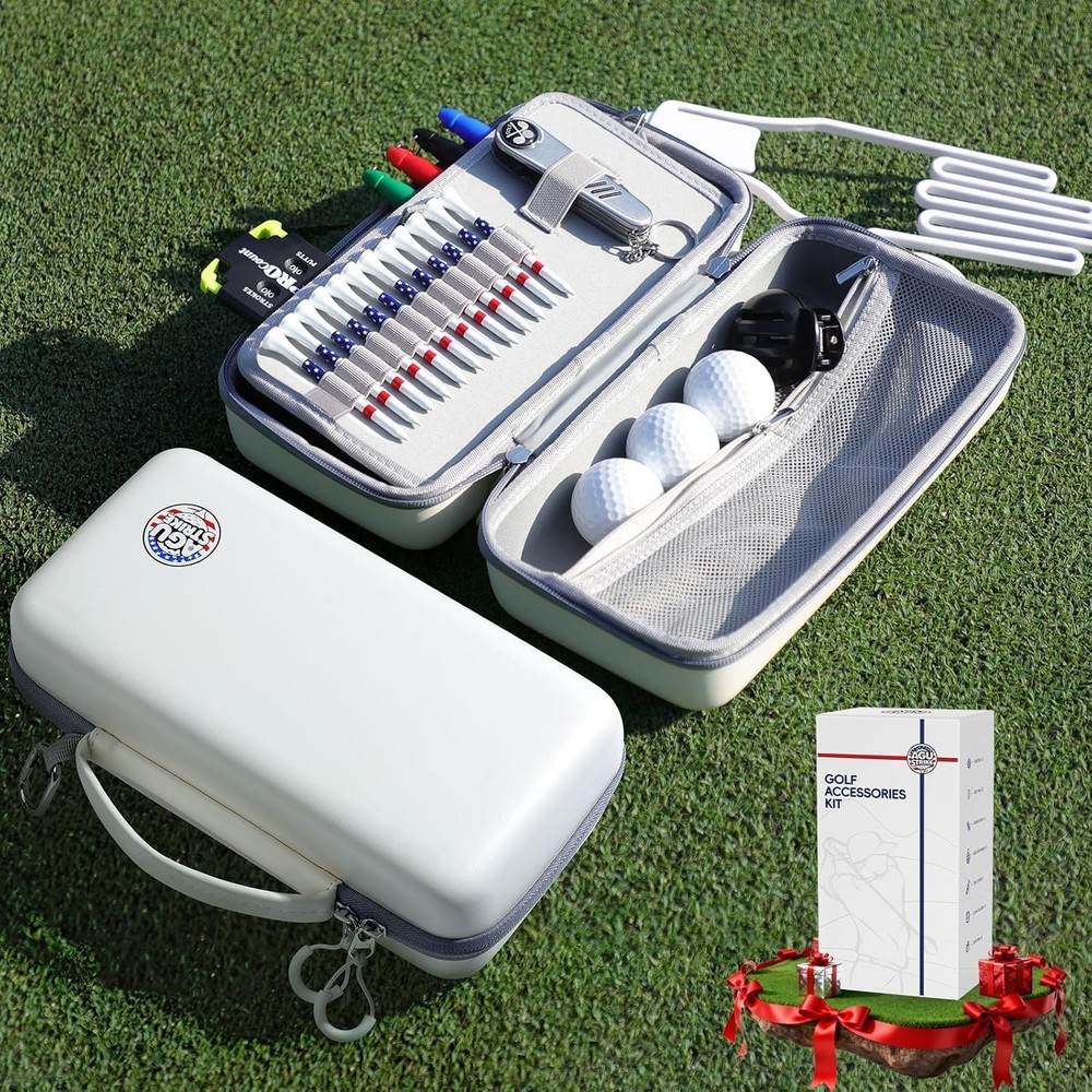23-Piece Golf Accessories Set with Customizable EVA Case – Gift Ready