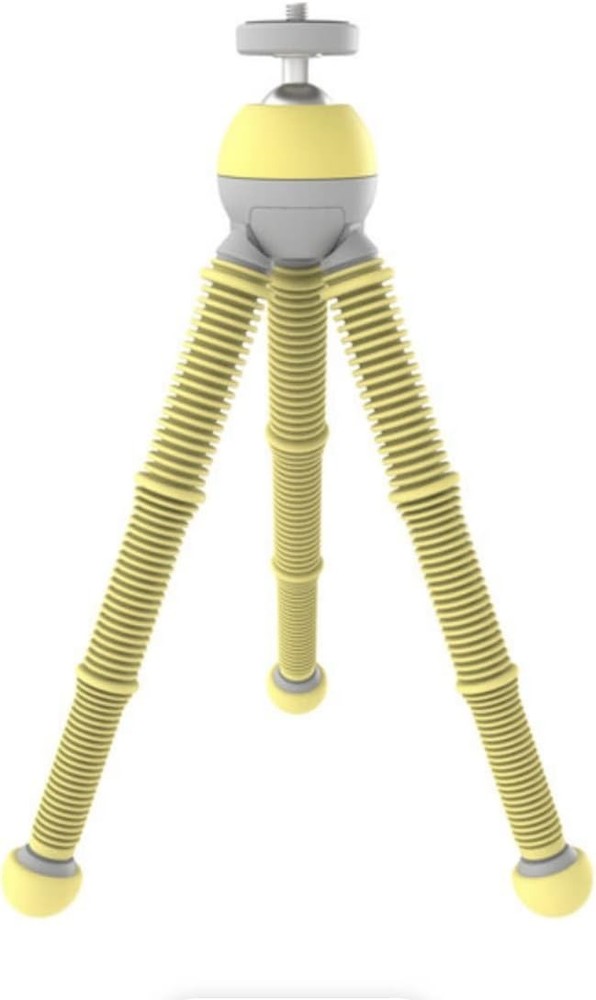 PodZilla Medium Kit, Flexible Tripod with GripTight 360 Phone Mount yellow