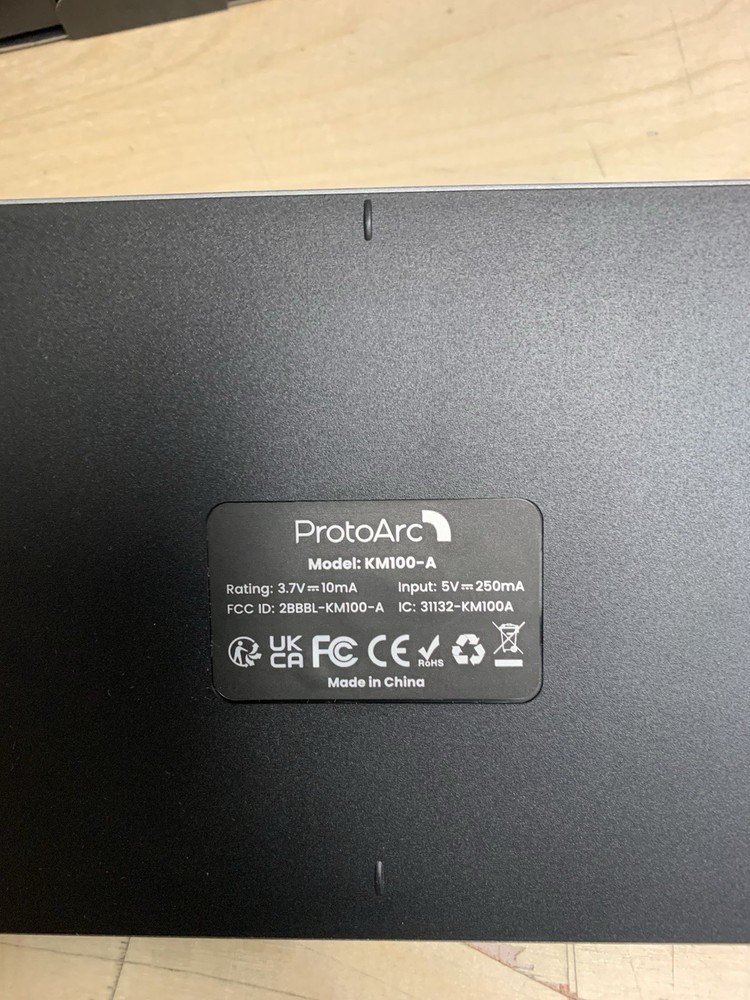 ProtoArc Backlit Bluetooth Keyboard & Mouse KM100-A for Mac Full Size Wireless