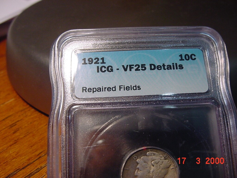 Key Date 1921 ICG VF 25 with problem reverse    PRICE DROP