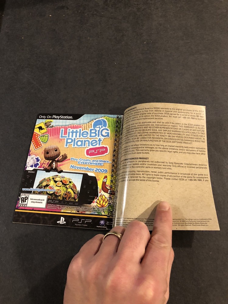 Big planet ps3 Manual Only