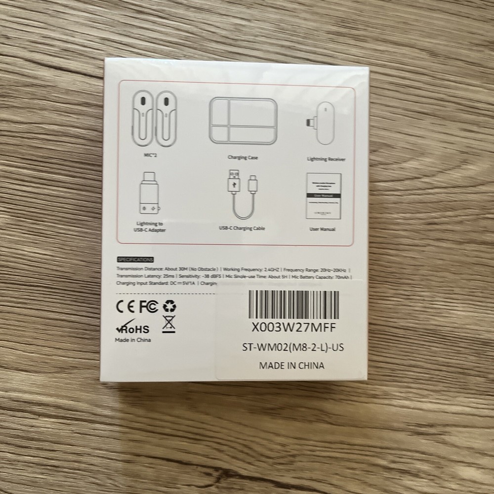 Wireless Lavalier Microphone Wireless Clip Mic NEW