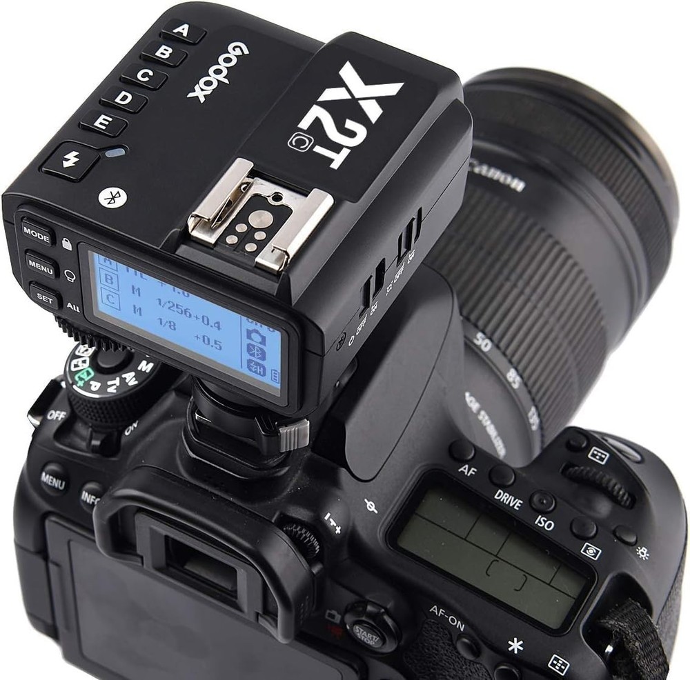 Wireless Flash Trigger for Canon, Bluetooth, 5 Group Buttons-