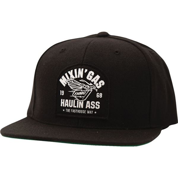Fasthouse Mixin' Gas Snapback Hat | Black