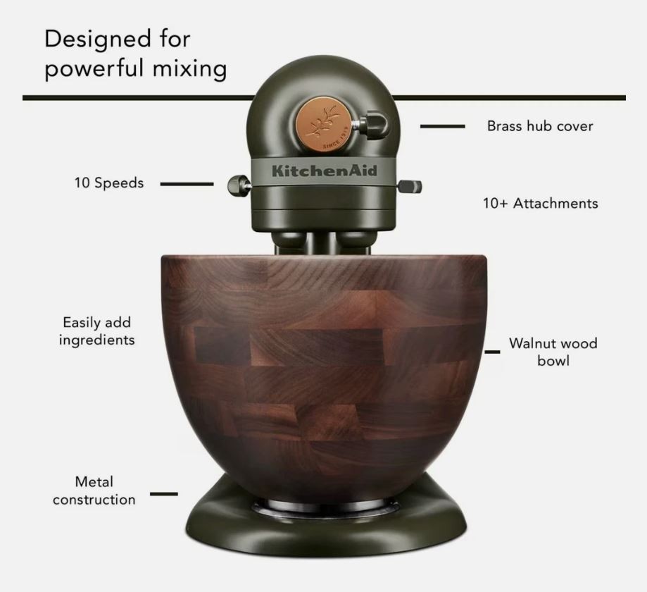 2024 Design Series Evergreen Tilt-Head Stand Mixer