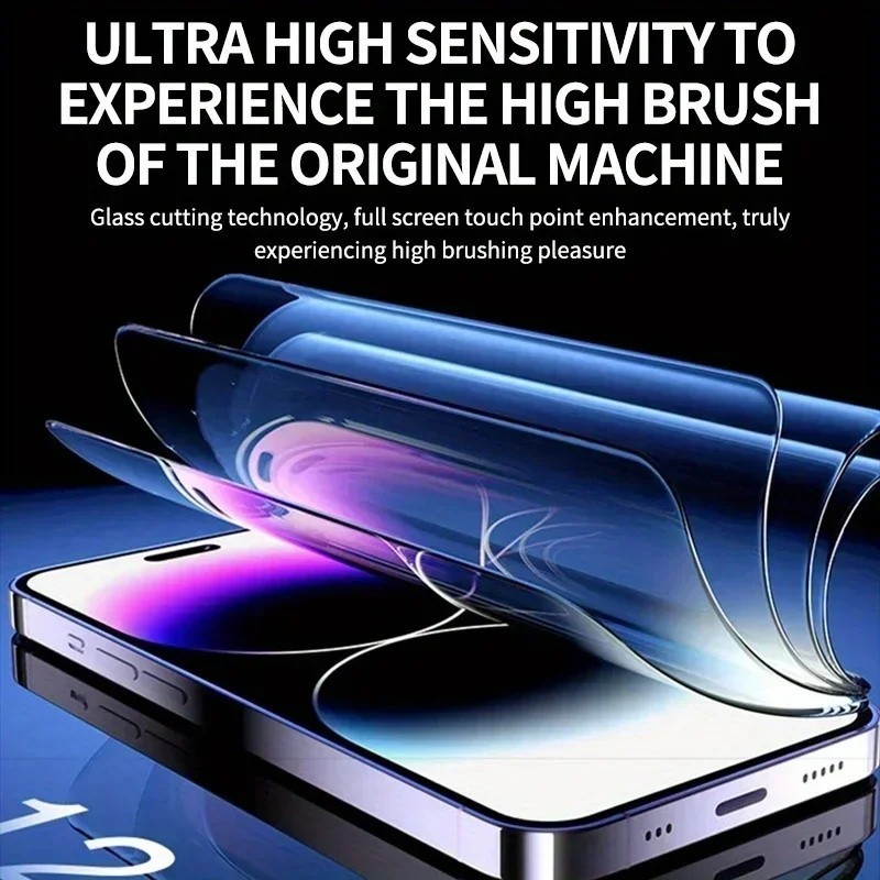 2-Pack Screen Protector for iPhone 16 15 14 Pro Max with Easy Installation Tool