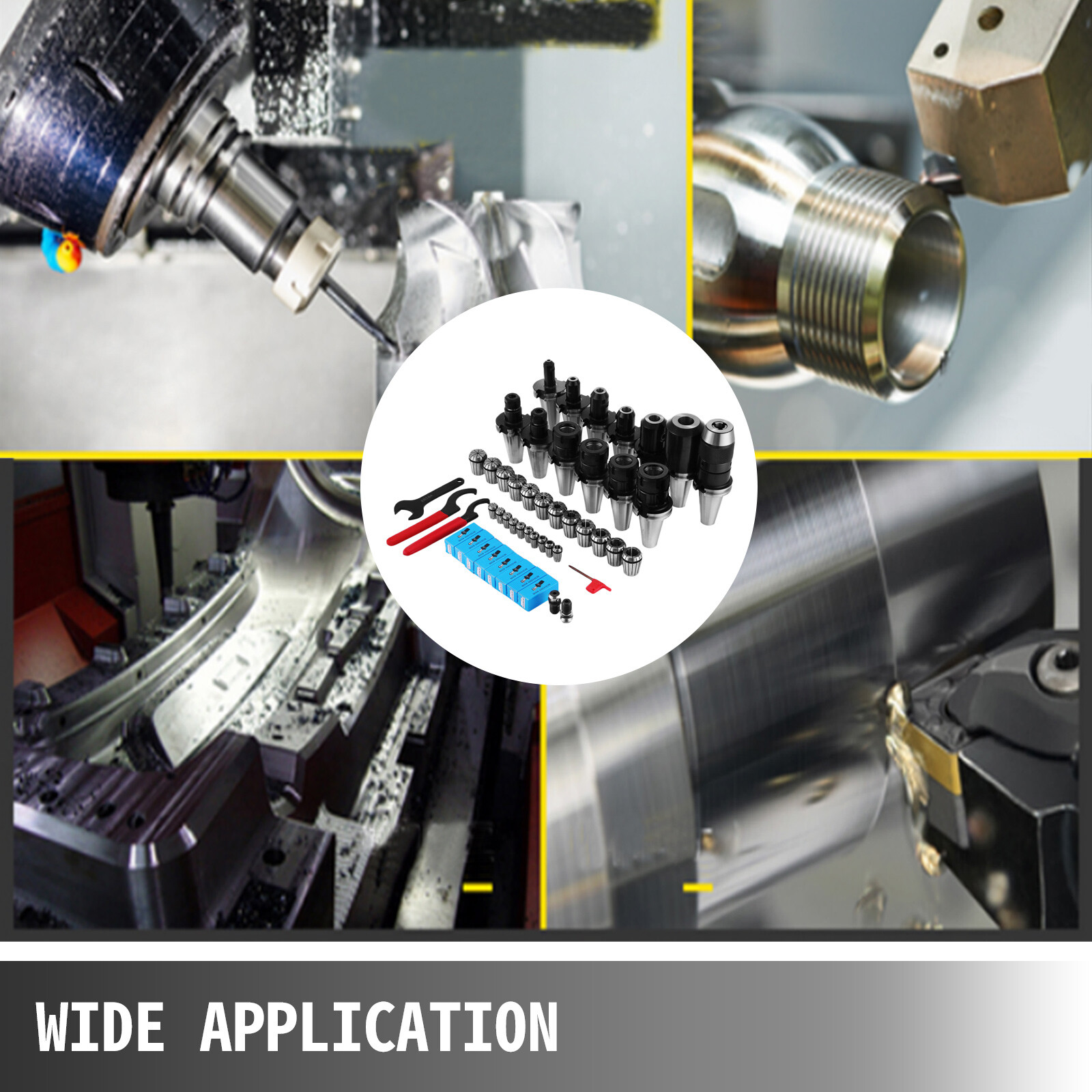 CAT 40 Tooling Kit for Haas Fadal CNC Mill-ER Chuck Collet Holder ER32/16 Tap