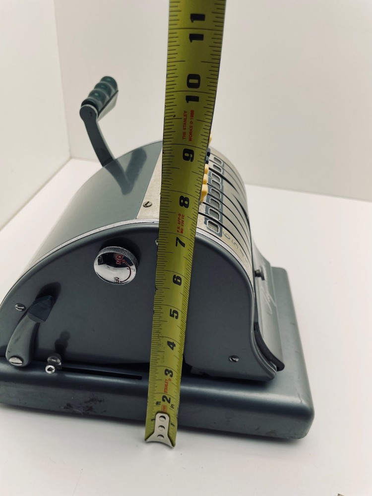 Paymaster Check Machine Series S-600 Vintage
