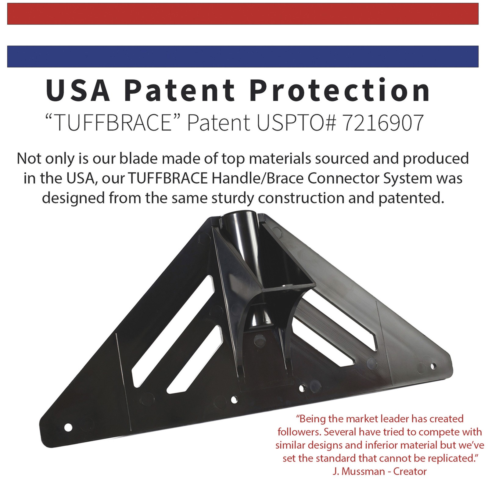 The SnowPlow Original Snow Pusher, 36in.W, Model# 50536