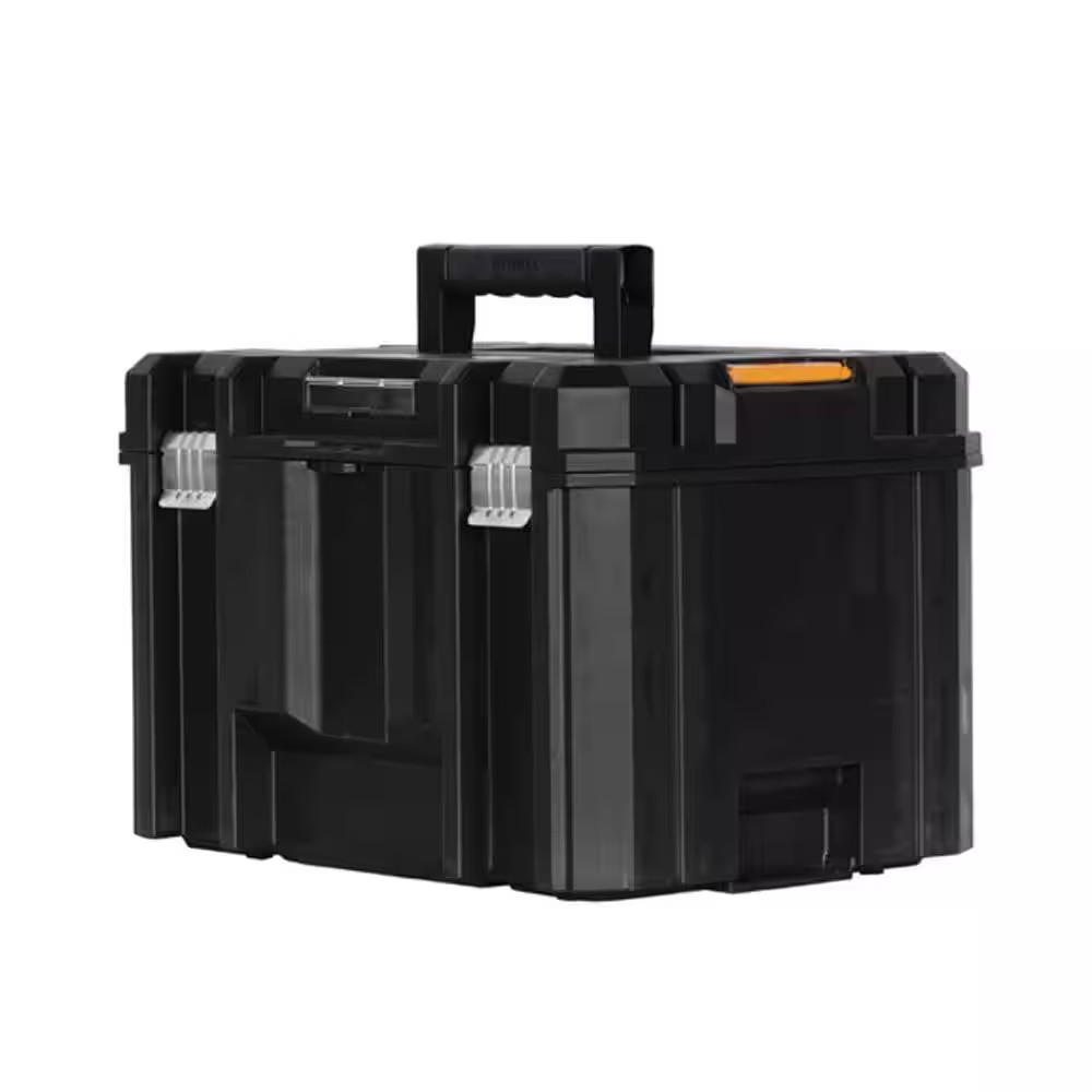 TSTAK VI 17 In. Stackable Deep Tool Storage Box