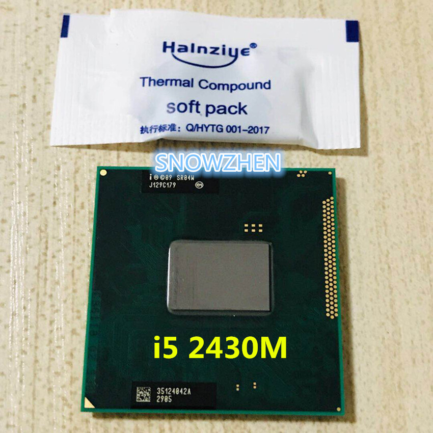 Intel Core i5 2430M CPU SR04W 2.4GHz 3M/5GT/s Notebook Laptop Processor