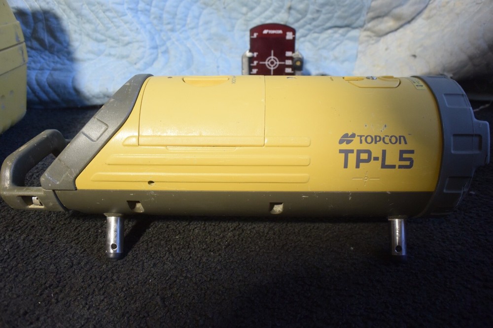 Topcon Model TP-L5AV Red Beam Straight Pipe Laser