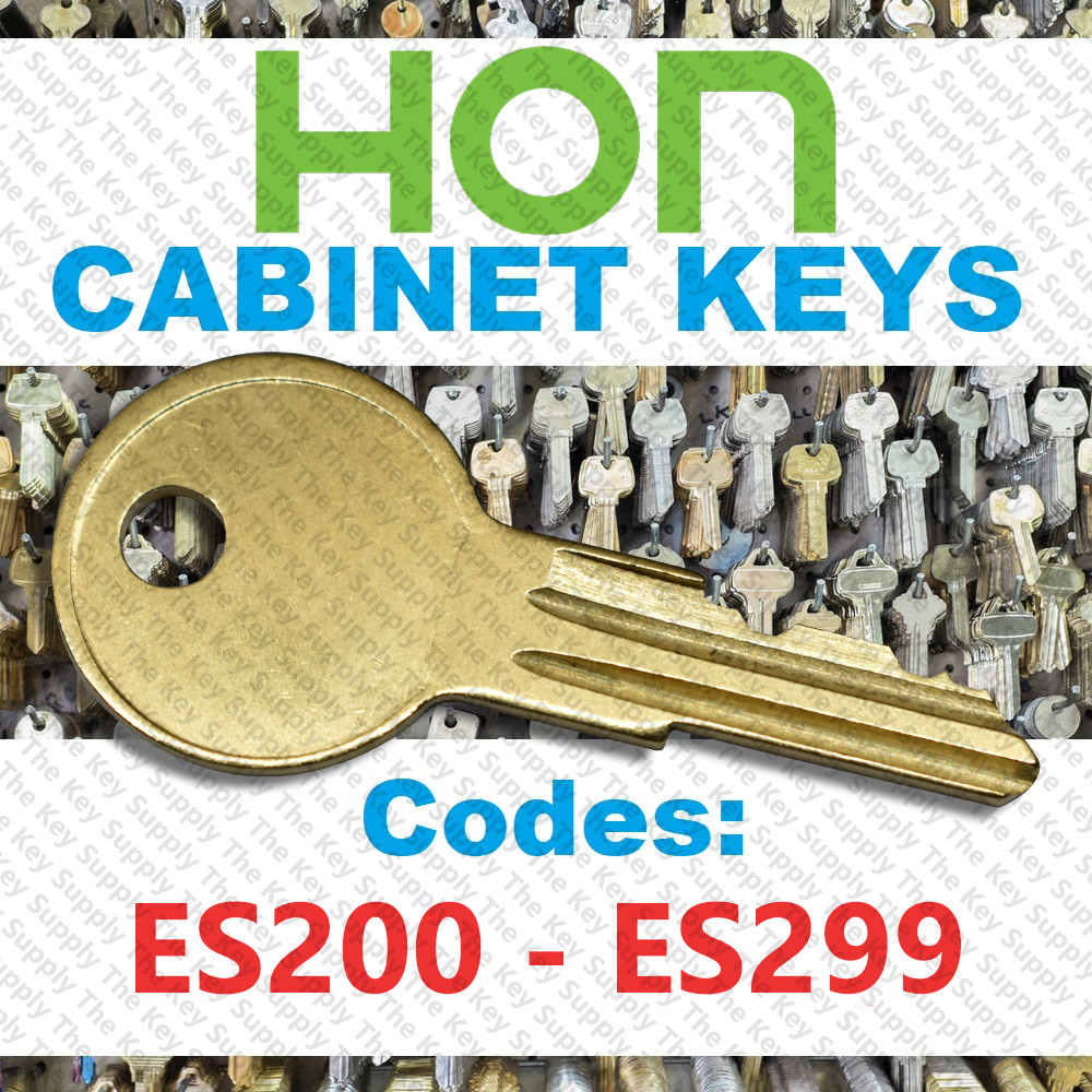 Hon File Cabinet Key Cut to Your Code ES200 - ES299