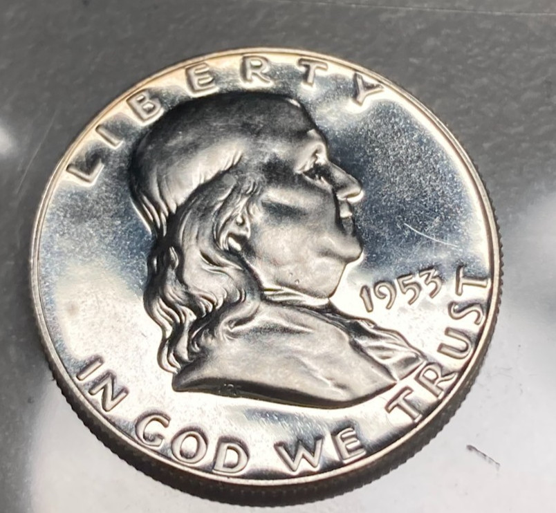 1955 Franklin Silver 50¢ MMM #35