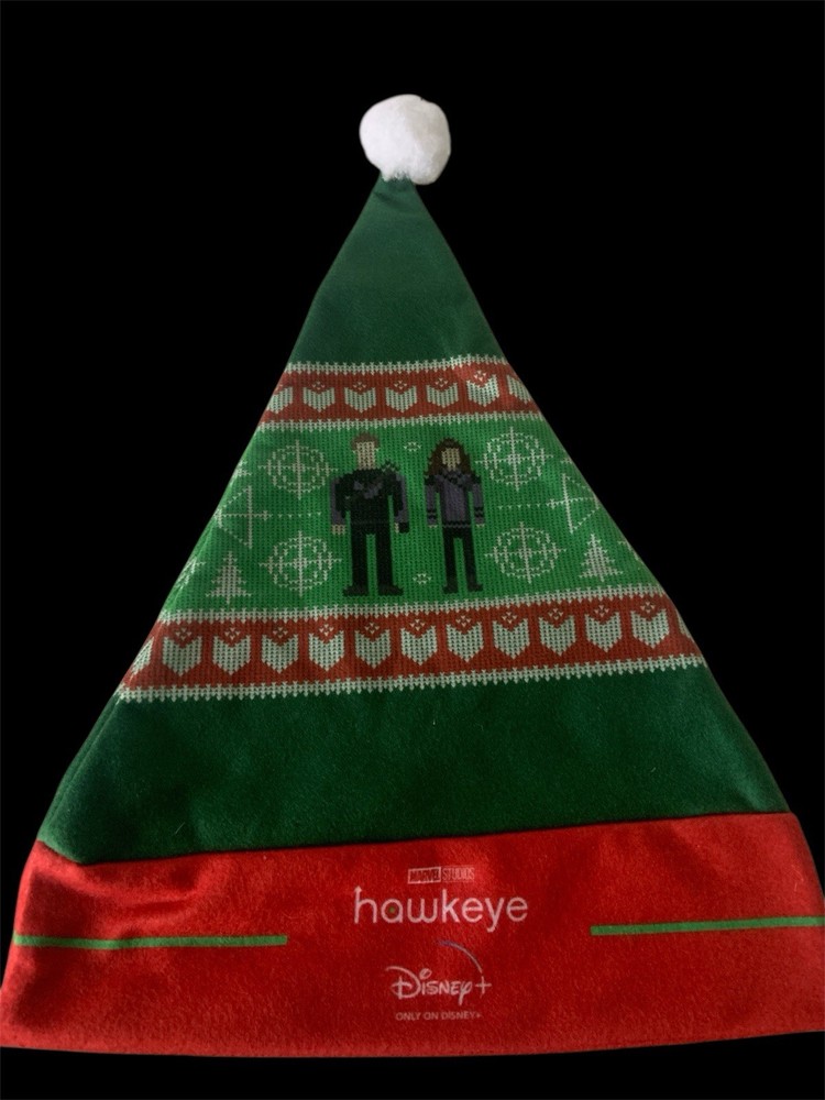 Marvel Studios Hawkeye Rare Press Kit Christmas Hat