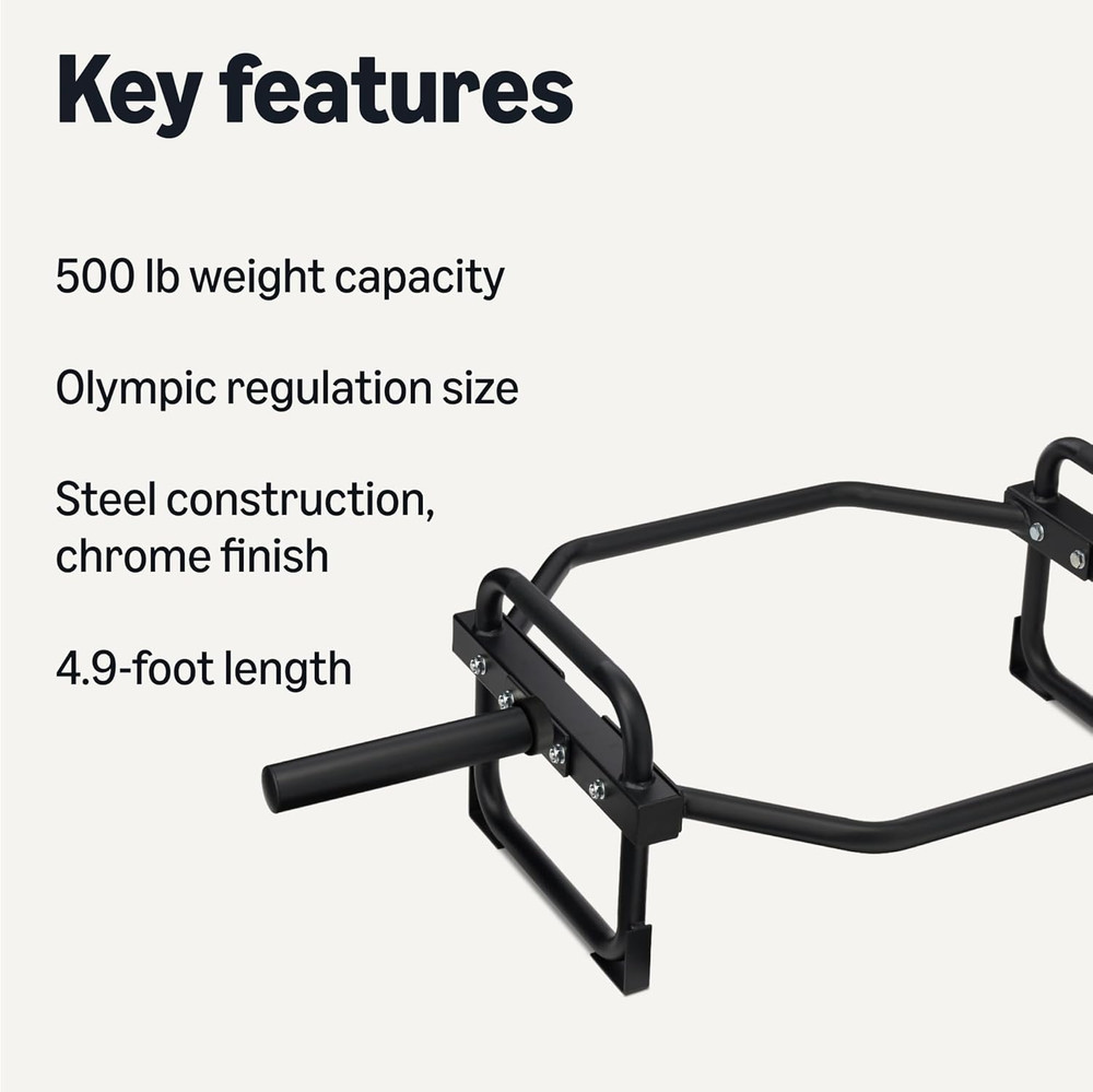 Olympic Deadlift Hex Trap Bar, 2" Diameter