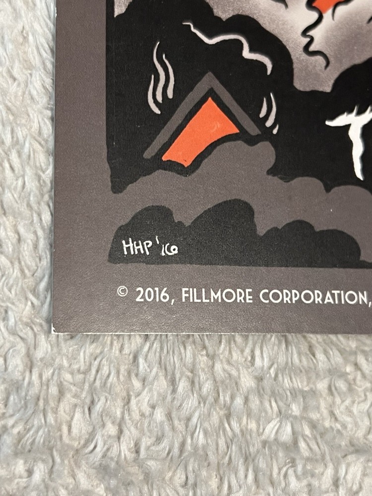 Refused Fillmore Poster San Francisco 2016