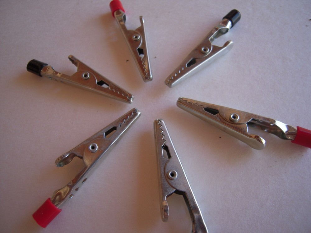 Miniature Alligator Clips --- (2) Sizes To Choose From