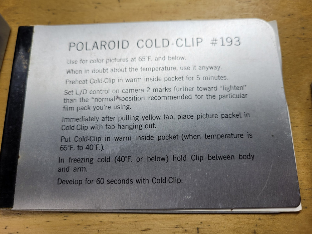 Polaroid # 585 , 193 & 581