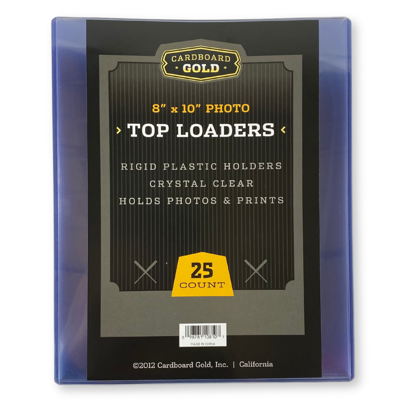 25 8x10 Ultra CBG Premium Hard Rigid Toploaders Photo Holders - New
