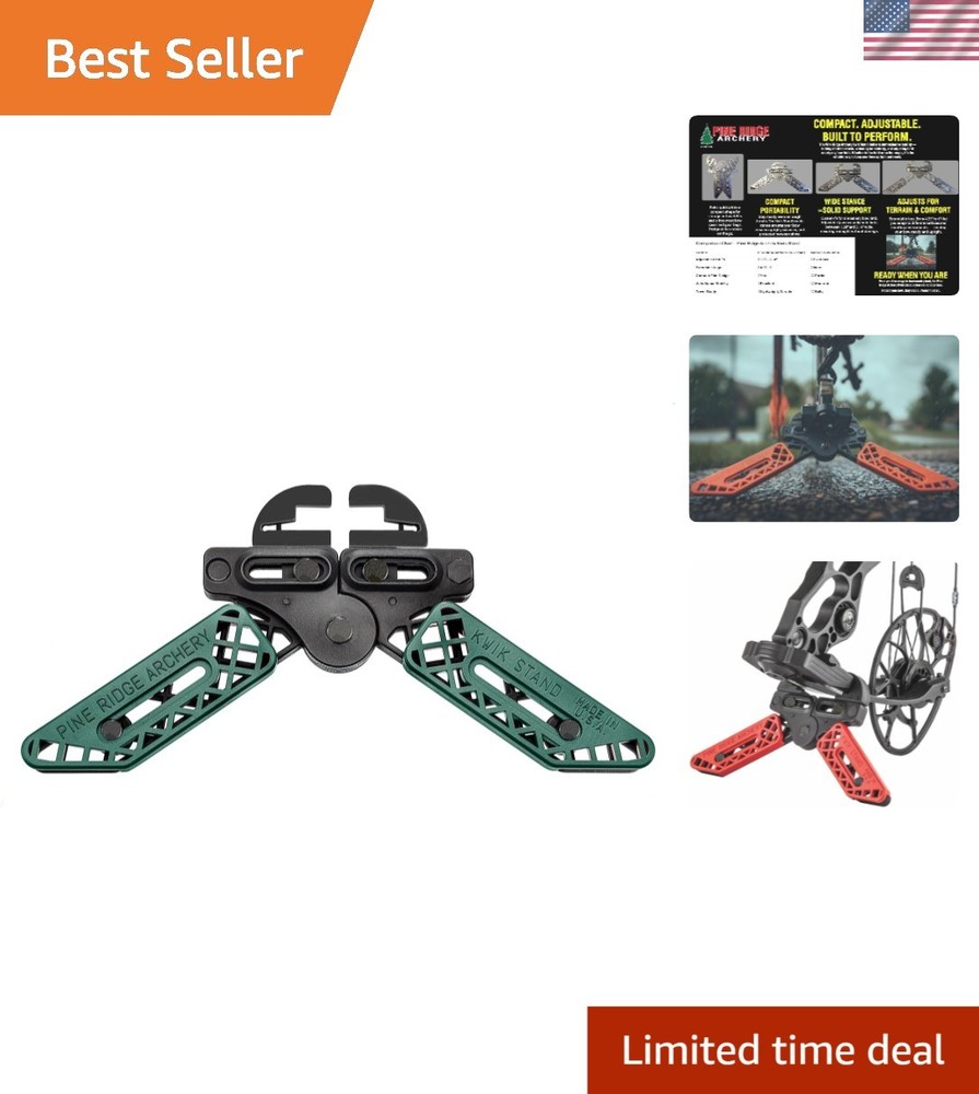 Kwik Stand Bow Support - Adjustable, Durable, Non-Marring for Archery Excellence
