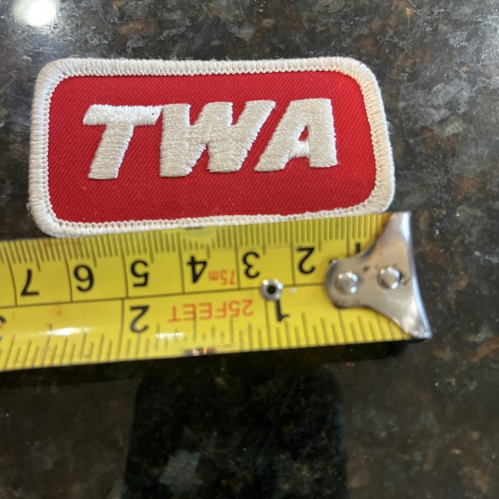 TWA Trans World Airlines Logo Cloth Patch
