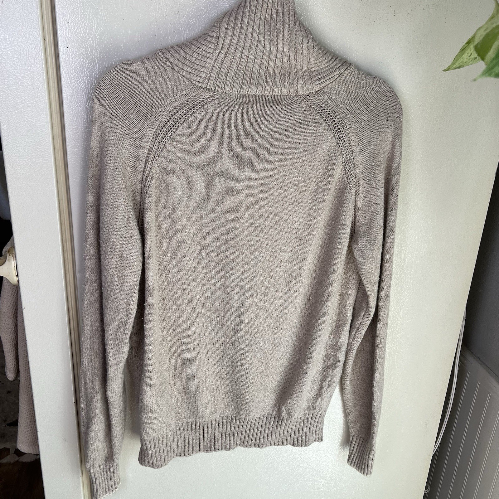 Peter Millar Mountainside Seaside Shawl Collar Sweater In Sand Men Size Medium