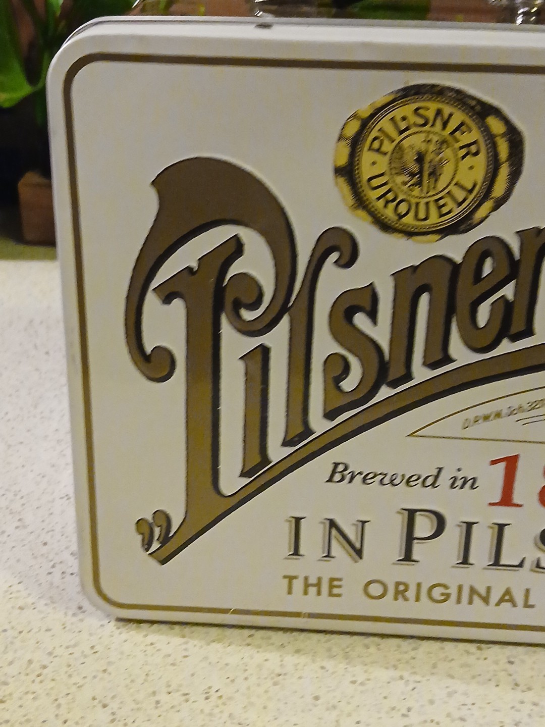 Really Cool Pilsner Urquell Lunchbox And Heavy Glass Beer Mug