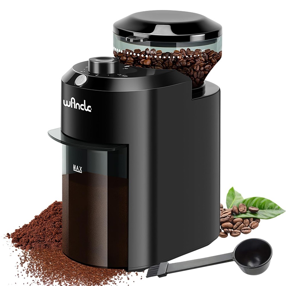 Electric Burr Coffee Grinder - Adjustable with 28 Precise Grind Settings