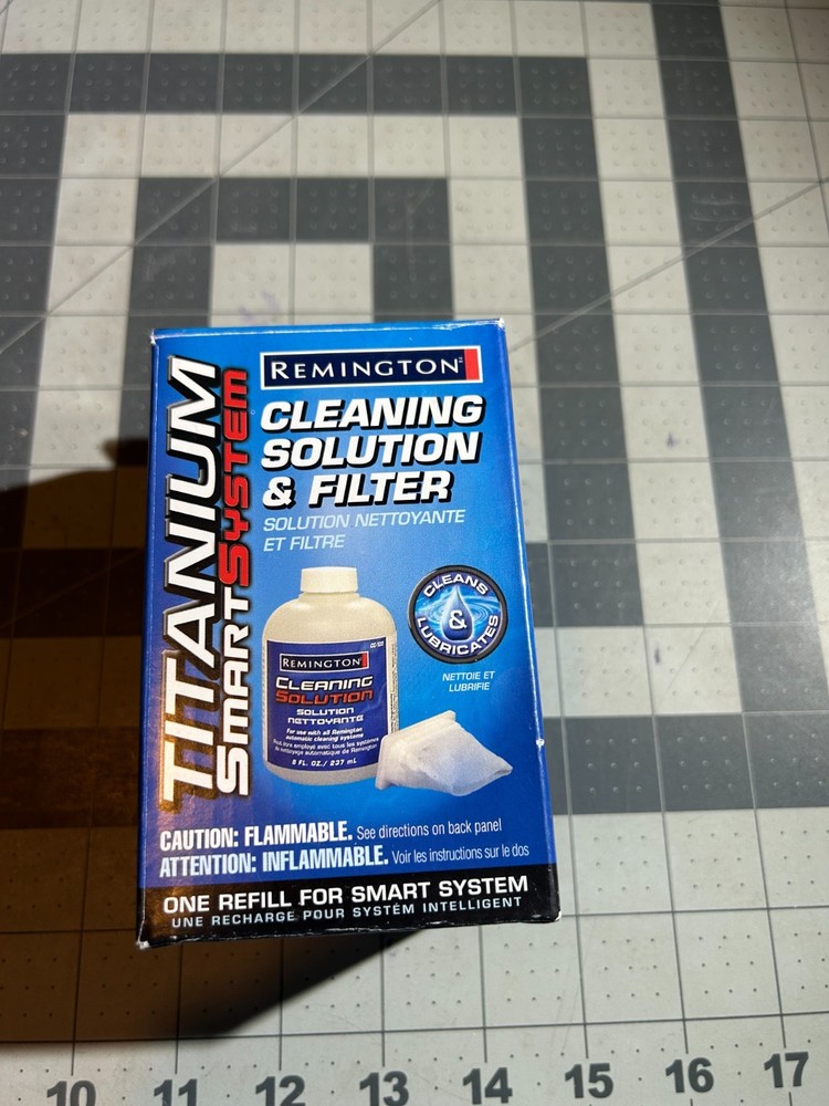 NOS Remington CC-100 Titanium Smart System Cleaning Solution & Filter