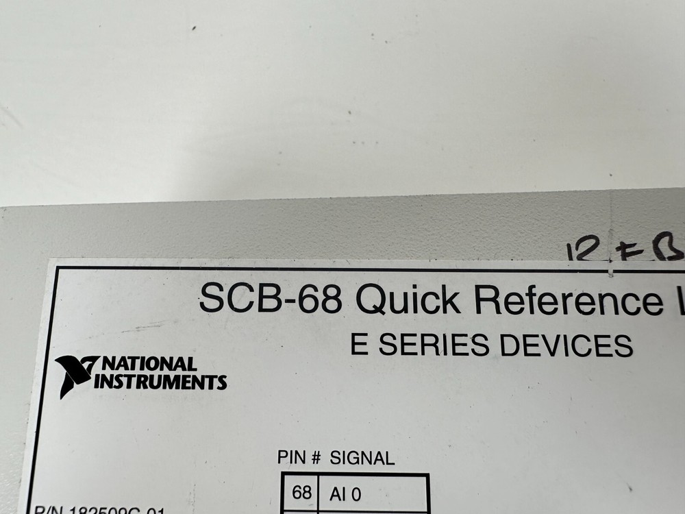 National Instruments NI SCB-68