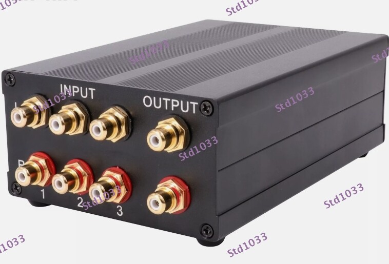 High End Audio Source Switcher Selector RCA Input Output Splitter HiFi DIY 1PC